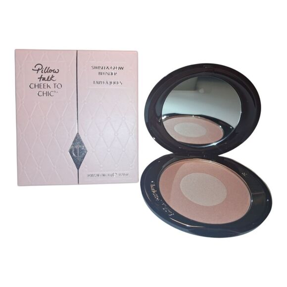 Charlotte Tilbury Pillow Talk Cheek To Chic Swish & Glow Pillow Talk New - Picture 3 of 7